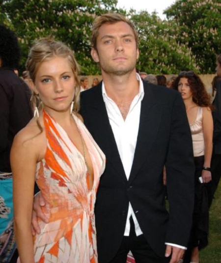 Sienna Miller and Jude Law
