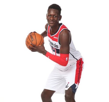 The German basketballer Isaac Bonga currently plays as a small forward for the team The Washington Wizards (basketball team).