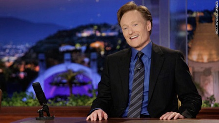 Conan O'Brien's On The Tonight Show during NBC's late-night shuffle