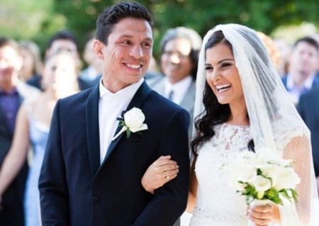 Megan Olivi married Joseph Benavidez in October 2015.