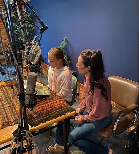 Emmie Kay Gaines' Recording Her Mom's Newest Book In November 2020
