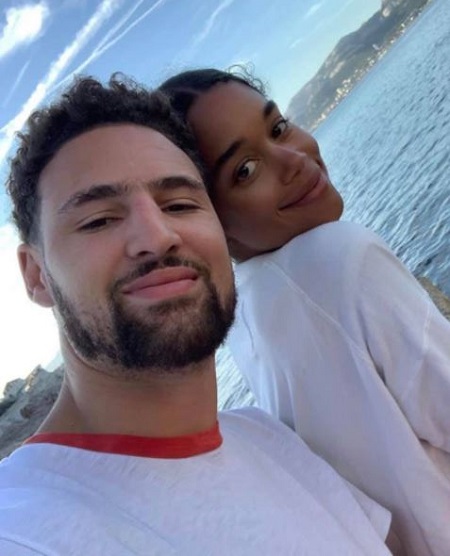 Photo: Klay Thompson dated an American actress Laura Harrier from 2018 to 2020.