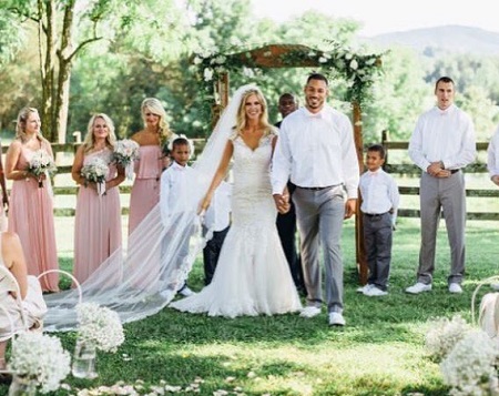 Brandie and Logan Thomas tied the wedding knot in June 2016