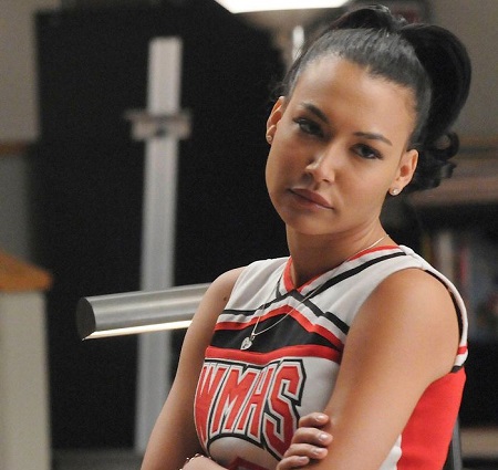 Naya Rivera as Santana Lopez on Glee