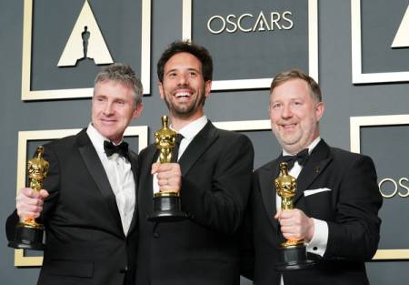 Guillaume Rocheron, Greg Butler, and Dominic Tuohy won three Oscar Awards