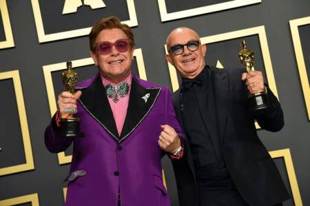 Elton John and Bernie Taupin wins Oscar Awards for the Best Original Song