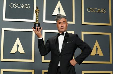 Taika Waititi win the Best Adapted Screenplay at the 92nd Annual Academy Awards