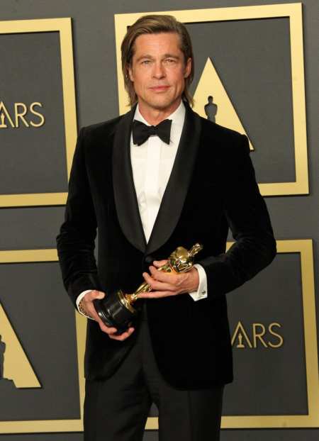 Brad Pitt wins Oscar Award in the category of the Best Supporting Actor