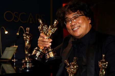 Bong Joon-ho win the Best Director Oscar Award at the 92nd Annual Academy Award ceremony