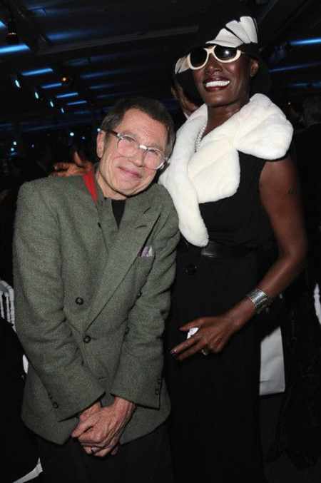 Grace Jones with her former partner, Jean Paul Goude. Know more about Grace Jones' other marital affairs in the Paulo Goude's daughter's interesting facts.
