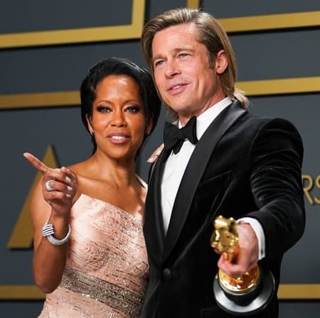 Regina King and Brad Pitt at the Oscars 2020; fans want them to be together