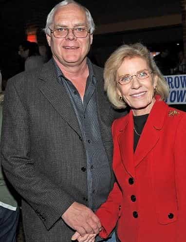 Patty Duke with her husband, Michael Pearce
