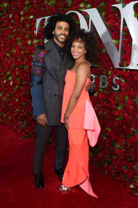 Daveed Diggs with his former girlfriend, Jalene Goodwin. Know more about Diggs' past dating affairs?