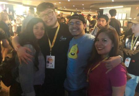 Ghost Aydan and his girlfriend, Danielle Sweets with the two legendary Fortnite players, MonsterDface and Alexandria. Explore more about the dating couple's current relationship status.