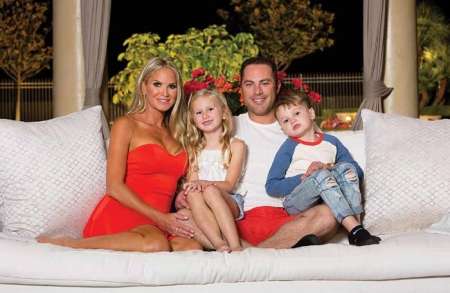 Erica Dahm and Jay McGraw with their children. Explore more about Erica and Jay's marital relationship.