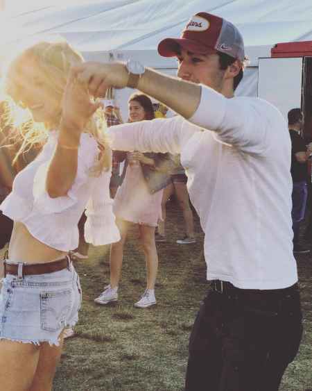 Abby Hornacek with her beloved friend, Anthony Never at the Country LakeShake Festival on 26th June 2017. Is she dating a boyfriend in 2020?
