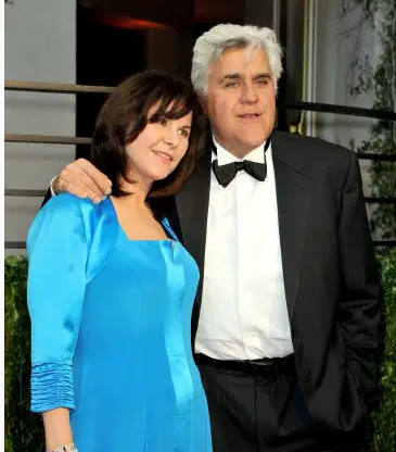 Jay Leno And His Wife Mavis Leno attending an event with togther.