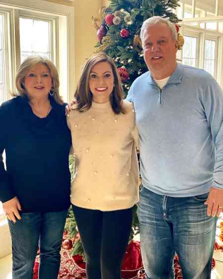Lisa Boothe with her parents on the Christmas Eve of 2019. Is Lisa married to her longtime partner, John?