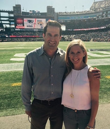  Liz Boardman and Seth Boardman's attends the annual Patriots Super Bowl on 3rd Feburay 2019