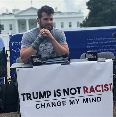 Steven Crowder initiating public debate for his YouTube show Louder With Crowder