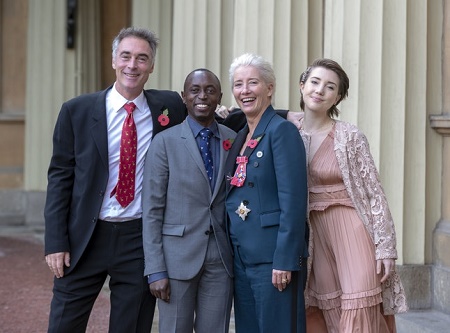 The Crown' star Greg Wise adopted a son Tindyebwa Agaba Wise in 2003