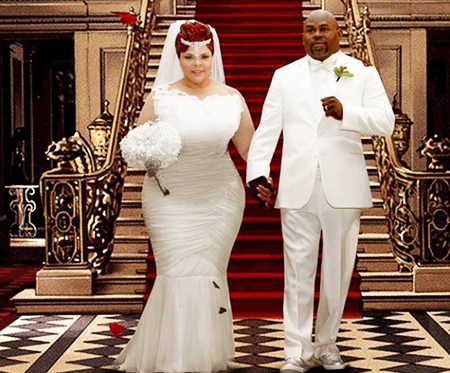 Tamela and David renewed the wedding vows in a lavish ceremony