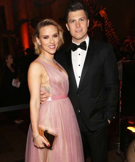 Scarlett Johansson with her fiance, Colin Jost. Find more wedding details of other popular celebrities who are planning to commit in 2020.