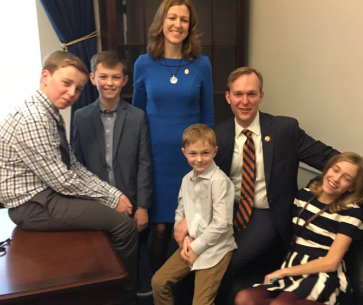 Ben McAdams And His Wife Julie McAdams And Their Kids