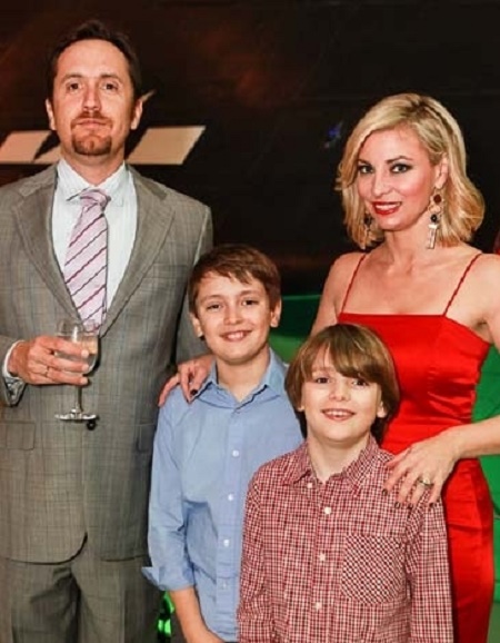 Amanda Drury and Tim with their sons