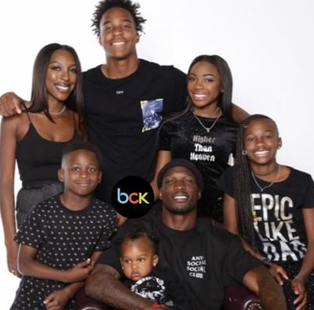 Chad Johnson And His Eight Children