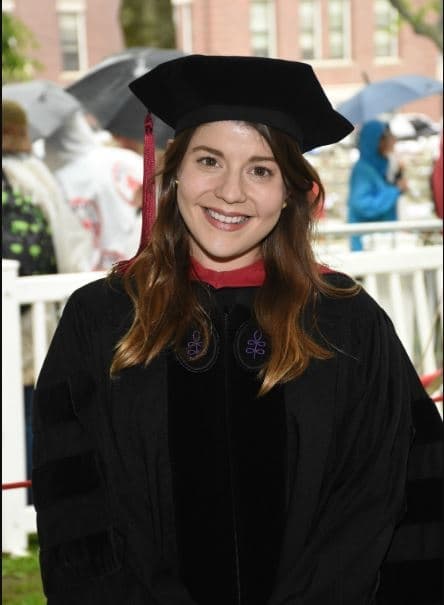 Clara Spera during her graduation