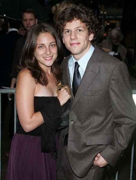 Anna Strout and her husband, Jesse Eisenberg. How is the couple's married life going?