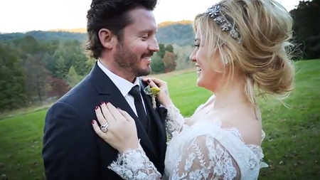 Kelly Clarkson weds Brandon Blackstock  on October 20, 2013 at Blackberry Farm