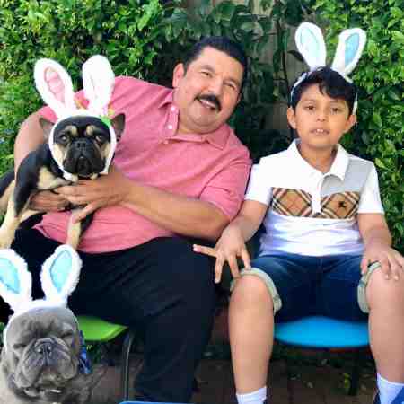 Guillermo Rodriguez with his son, Benji Rodriguez. Who is Guillermo's wife?