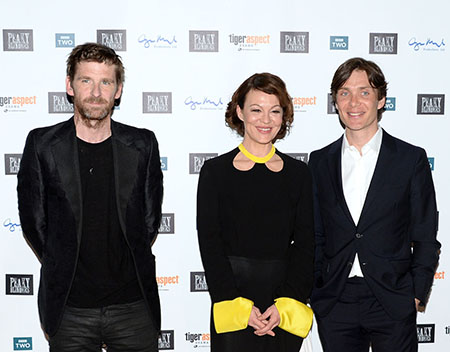Paul and his fellow casts attend the event in black outfits