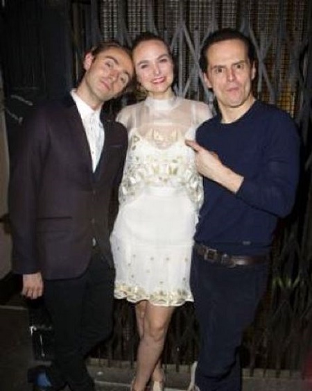 David Dawson took a mightnight picture with his The Dazzle's co-stars on January 3, 2016
