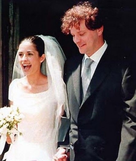 Oscar-winning British actor, Colin and his divorced wife, Livia Giuggioli