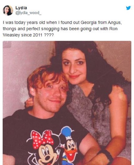 The Hollywood couple, Rupert Grint and Georgia Groome are Dating for nearly Decade