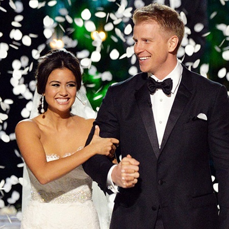 The Bachelor's Star Catherine Giudici and Sean Lowe Married in a live TV special on Sunday night