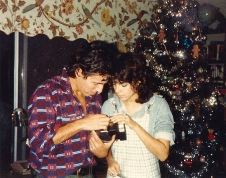 Joyce Hyser with her ex-boyfriend, Bruce Springsteen