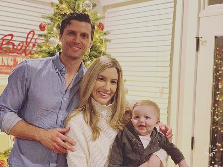 Whitney Bischoff has celebrated First Christmas party with her newborn son Hayes and husband Ricky on December 26, 2019