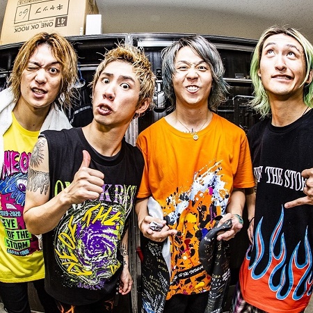 ONE OK ROCK's band members Taka (vocals), Toru (vocals, guitar) , Ryota (bass) , Tomoya (drums)