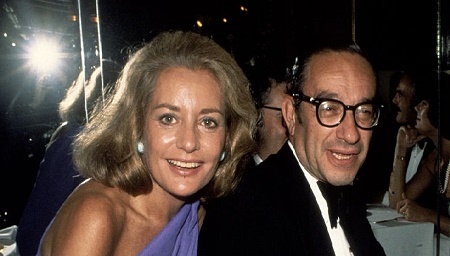 Former Chair of the Federal Reserve of the United States with his ex-girlfriend, Barbara Walters