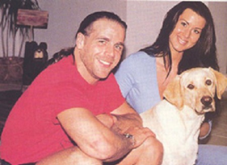 Theresa Lynn Wood's divorce husband Shawn Michaels with his now wife Rebecca