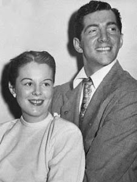 Dean Martin with his first wife, Elizabeth Anne McDonald