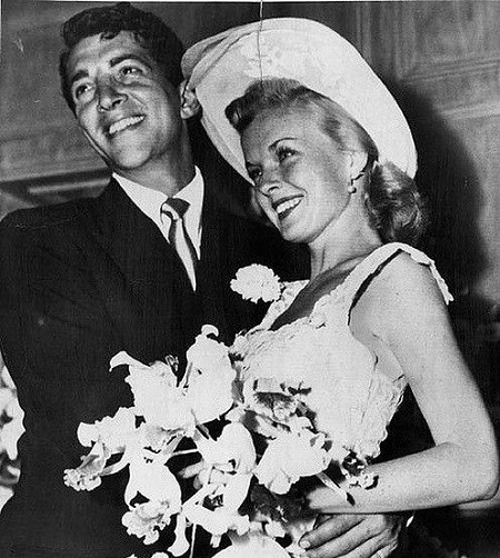 Dean Martin with his second wife, Jeanne Biegger