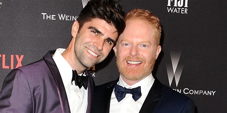 “Modern Family” star Jesse Tyler Ferguson and partner Justin Mikita, a lawyer, are welcoming their first baby this summer