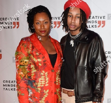Prince Nasir Dean with his mother, Nicole Levy