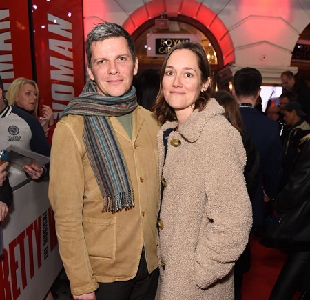  On March 2, 2020, Nigel Harman and his wife, Lucy Liemann attend the press night performance of "Pretty Woman" at the Piccadilly Theatre in London, England. 