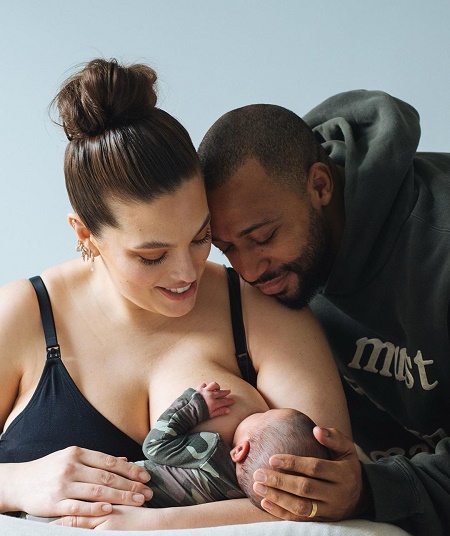  Justin Ervin and Ashley Graham are New Parents of One Son